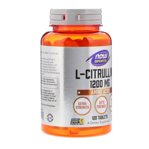 NOW L-Citrulline 1200 мг 120 табл NOW L-Citrulline 1200 мг 120 табл