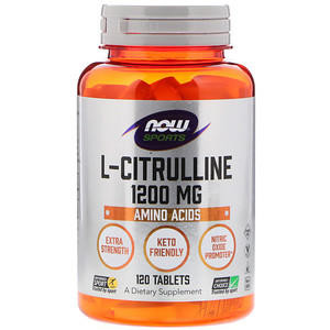 NOW L-Citrulline 1200 мг 120 табл NOW L-Citrulline 1200 мг 120 табл