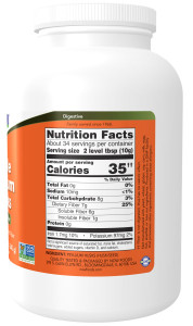 NOW Psyllium Husk Whole 340 гр NOW Psyllium Husk Whole 340 гр