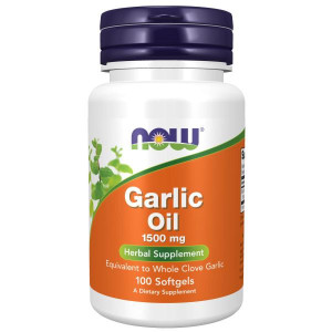 NOW Garlic Oil 1500 мг 100 софтг капс NOW Garlic Oil 1500 мг 100 софтг капс