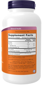 NOW Lecithin 1200 мг 200 капс