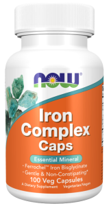 NOW Iron Complex caps 100 капс