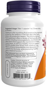 NOW Colostrum 500 mg 120 капс