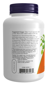 NOW Dopa Mucuna 180 капс NOW Dopa Mucuna 180 капс