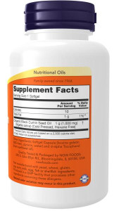 NOW Black Cumin Seed Oil 1000 mg 60 капс NOW Black Cumin Seed Oil 1000 mg 60 капс