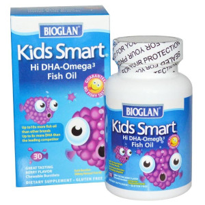 Bioglan Kids Smart Omega-3 30 жев табл Bioglan Kids Smart Omega-3 30 жев табл