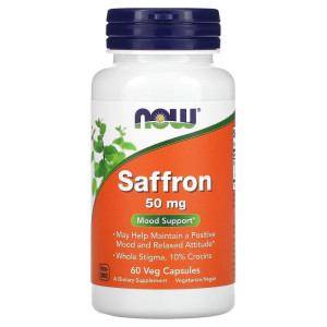 NOW Saffron Whole Herb 50 мг 60 капс