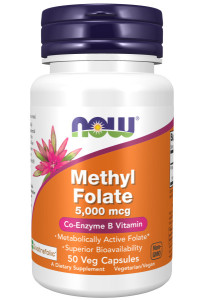 NOW Methyl Folate 5000 mcg 50 капс NOW Methyl Folate 5000 mcg 50 капс