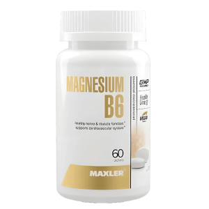 Maxler Magnesium B-6 60 табл Maxler Magnesium B-6 60 табл
