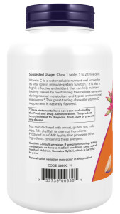 NOW C-500 Chewable 100 табл