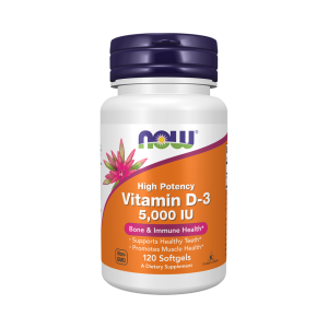 NOW Vitamin D3 5000 120 капс NOW Vitamin D3 5000 120 капс