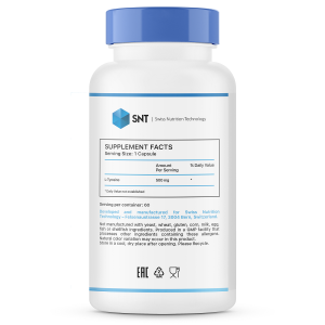 SNT L-Tyrosine 500 мг 60 капс SNT L-Tyrosine 500 мг 60 капс