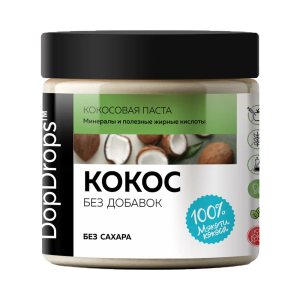 DopDrops Кокосовая Паста Без Добавок 500 гр