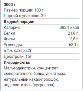 GeneticLab Mass Gainer 1 000гр GeneticLab Mass Gainer 1 000гр
