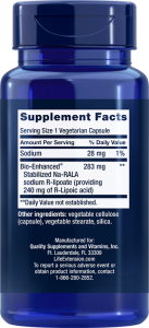 Life Extension R-Lipoic acid 240 мг 60 капс