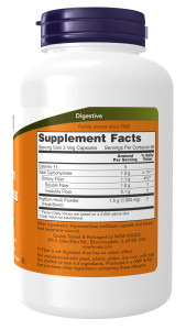 NOW Psyllium Husk 500 мг 200 капс NOW Psyllium Husk 500 мг 200 капс