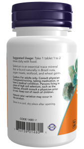 NOW Selenium 100 mcg 100табл NOW Selenium 100 mcg 100табл