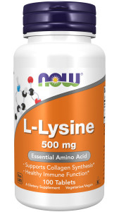 NOW L-Lysine 500 mg 100 tab NOW L-Lysine 500 mg 100 tab