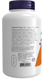 NOW L-Lysine 500 мг 250 табл NOW L-Lysine 500 мг 250 табл