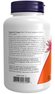 NOW Vitamin C Crystals 227 гр