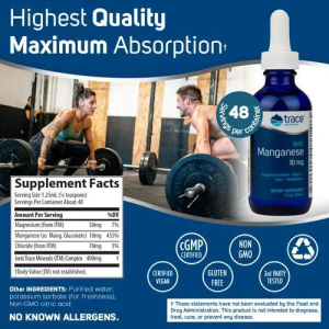 Trace Minerals Liquid Ionic Manganese 10 мг 59мл