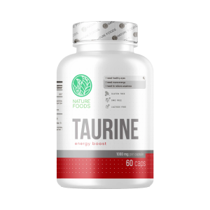 Nature Foods Taurine 1000 мг 60капс Nature Foods Taurine 1000 мг 60капс