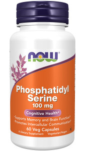 NOW Phosphatidyl Serine 100 мг 60 капс NOW Phosphatidyl Serine 100 мг 60 капс