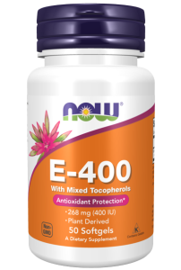 NOW E-400 with Mixed tocopherols 100 капс