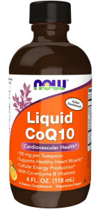 NOW Liquid CoQ10 orange flavor 118 мл