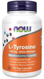 NOW L-Tyrosine 750 mg 90 капс NOW L-Tyrosine 750 mg 90 капс