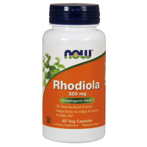 NOW Rhodiola 500 мг 60 капс NOW Rhodiola 500 мг 60 капс