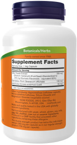 не использовать NOW Double Strength Milk Thistle Extract 300 mg 200 капс