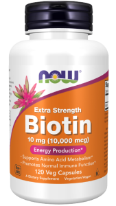 NOW Biotin 10000 мкг 120 капс NOW Biotin 10000 мкг 120 капс
