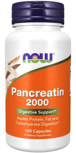 NOW Pancreatin 2000 100 caps NOW Pancreatin 2000 100 caps