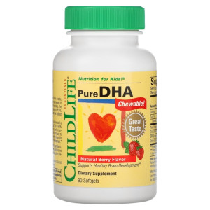 ChildLife Pure DHA 483 мг 90 софтгель ChildLife Pure DHA 483 мг 90 софтгель
