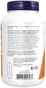NOW DHA 500 мг 180 софтг капс NOW DHA 500 мг 180 софтг капс