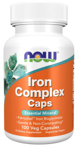NOW Iron Complex caps 100 капс