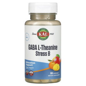 KAL GABA L-Theanine Stress B 100 жев. табл