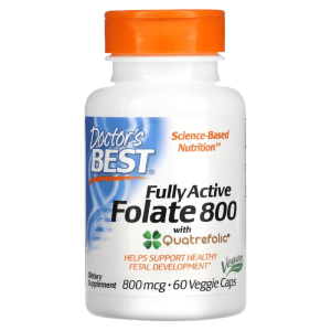 Doctor's Best Fully Active Folate 800 mcg 60 капс