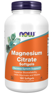 NOW Magnesium Citrate 134 мг 180 капс