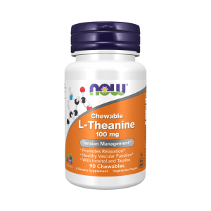 NOW L-Theanine 100 мг chew 90 жев табл NOW L-Theanine 100 мг chew 90 жев табл
