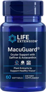 Life Extension MacuGuard Ocular Support with Saffron 60 капс
