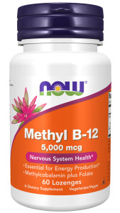 NOW Methyl B-12 5000 mcg 60 жев табл NOW Methyl B-12 5000 mcg 60 жев табл