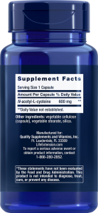 Life Extension NAC 600 мг 60капс