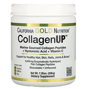 California GOLD Nutrition CollagenUP 206 гр California GOLD Nutrition CollagenUP 206 гр