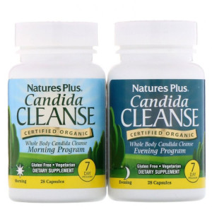 Natures Plus Candida Cleanse 7-Day program Morning+Evening 56 капс
