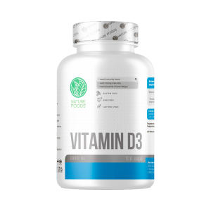 Nature Foods Vitamin D3 2000 IU 100 капс