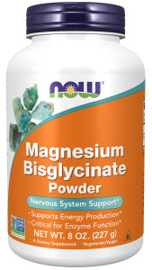 NOW Magnesium Bisglycinate powder 227 гр NOW Magnesium Bisglycinate powder 227 гр