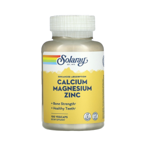 Solaray Calcium Magnesium Zinc 100 вег капс