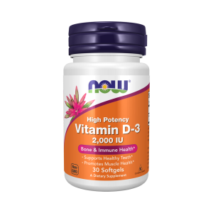 NOW Vitamin D3 2000 30 капс